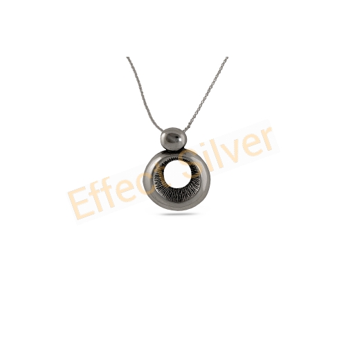 Silver Medallion - Circle